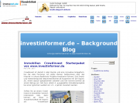 Screenshot des Blogs investinformer.de – Background Blog
