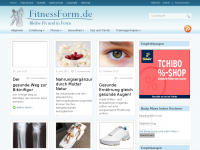 Screenshot des Blogs FitnessForm