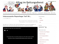 Screenshot des Blogs Der Alltag im Rettungsdienst aus meiner Sicht