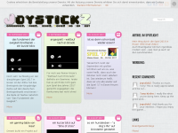 Screenshot des Blogs JoystickZ