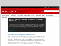 Screenshot des Blogs Aktuelle Nachrichten – News-item.de