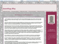 Screenshot des Blogs BlogFrogDays