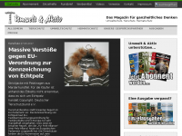 Screenshot des Blogs Umwelt & Aktiv