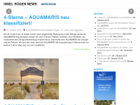 Screenshot des Blogs Insel Rügen Nachrichten