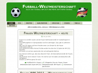 Screenshot des Blogs WM 2010 – Fußball Weltmeisterschaft