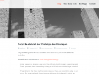 Screenshot des Blogs Gefahrgut Blog