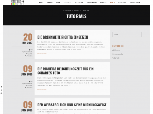 Screenshot des Blogs Der Blog von Fotostudio99.de