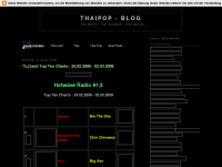 Screenshot des Blogs THAIPOP BLOG