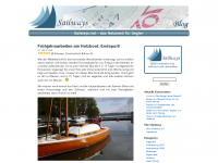 Screenshot des Blogs Sailways Segel-Blog