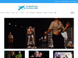 Screenshot des Blogs European Cultural News