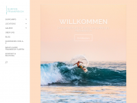 Screenshot des Blogs Surfen Frankreich