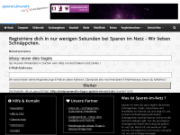 Screenshot des Blogs Das eBay wow des Tages auf einen Blick – mit wow des Tages Vorschau, wow des Tages von morgen.