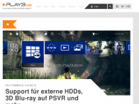 Screenshot des Blogs play3.de