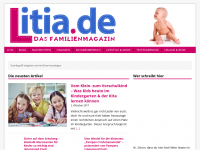 Screenshot des Blogs Litia.de – Der Infoblog