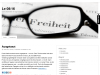 Screenshot des Blogs Le 08/16