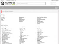 Screenshot des Blogs M&R Tackle Shop – Newsblog und Gästebuch
