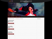 Screenshot des Blogs Michael Jackson