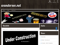 Screenshot des Blogs wandersee.net – Der Nerd Blog