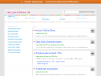 Screenshot des Blogs NetzGutscheine.de