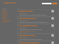 Screenshot des Blogs Bloggoccino.de