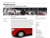Screenshot des Blogs BlogStudent.de