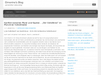 Screenshot des Blogs Elmorino’s Blog