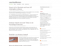 Screenshot des Blogs sauerlandthemen