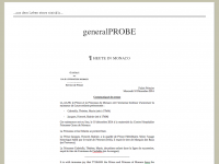 Screenshot des Blogs generalPROBE