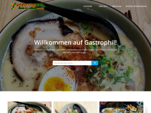 Screenshot des Blogs Gastrophil – Fressen und Gefressen werden