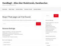 Screenshot des Blogs iBagx
