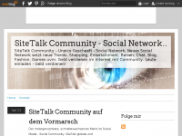 Screenshot des Blogs Sitetalk Community – Unaico Business Blog