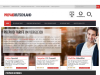 Screenshot des Blogs Prepaid Deutschland – Prepaidkarten und Prepaidtarife