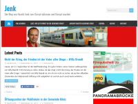 Screenshot des Blogs Harald Jenk