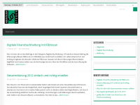 Screenshot des Blogs Abenteuer-Steuer.de