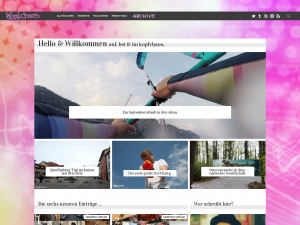 Screenshot des Blogs Kopfchaos