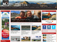 Screenshot des Blogs Schöne Bergtouren