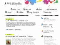 Screenshot des Blogs jana-kiesendahl.de