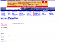 Screenshot des Blogs Riesterrenten Blog