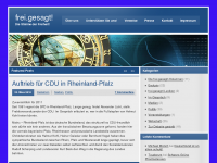 Screenshot des Blogs Frei gesagt