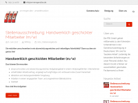 Screenshot des Blogs Lamellenreinigung vom Profi