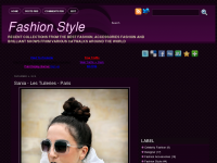 Screenshot des Blogs Fashion Style
