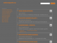 Screenshot des Blogs NationalPartei.eu/blog