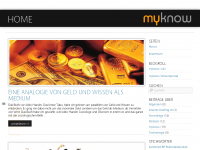 Screenshot des Blogs dreaming about myknow and knowledge solutions