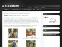 Screenshot des Blogs TrekkingTester | Testberichte Wandern Outdoor