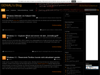 Screenshot des Blogs GENiALi’s Blog