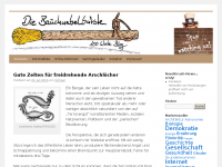 Screenshot des Blogs Die Bauchnabelbürste