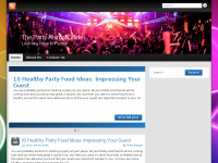 Screenshot des Blogs Partyguide.TV a electronic music blog