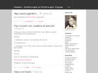 Screenshot des Blogs fressack