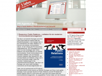 Screenshot des Blogs PR-Agentur-Blog