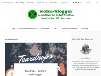 Screenshot des Blogs wohn-blogger